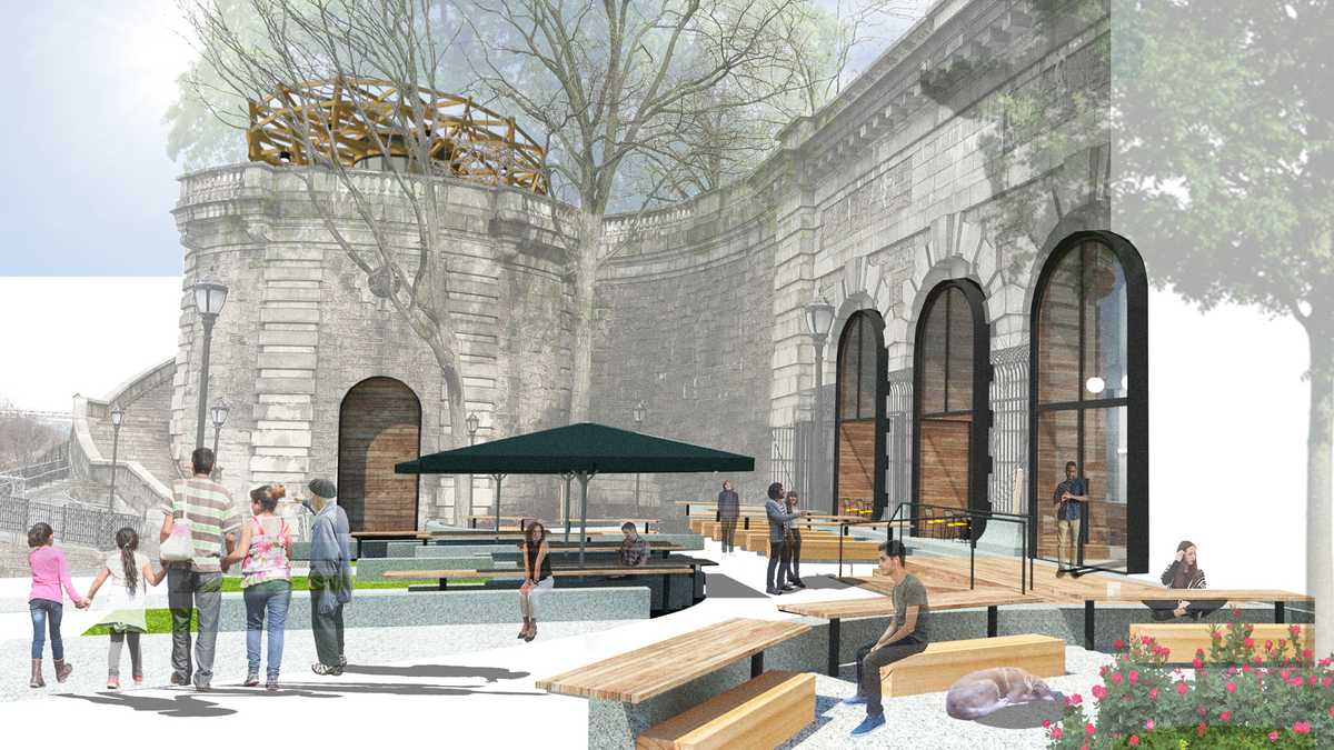 NYC Parks architecture rendering
